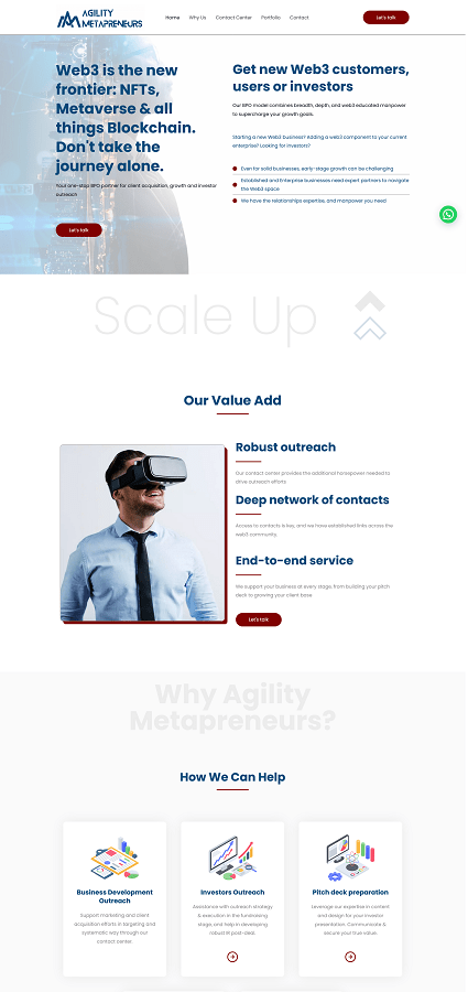 agility Metapreneurs - Full Spectrum Web3 Consultant
