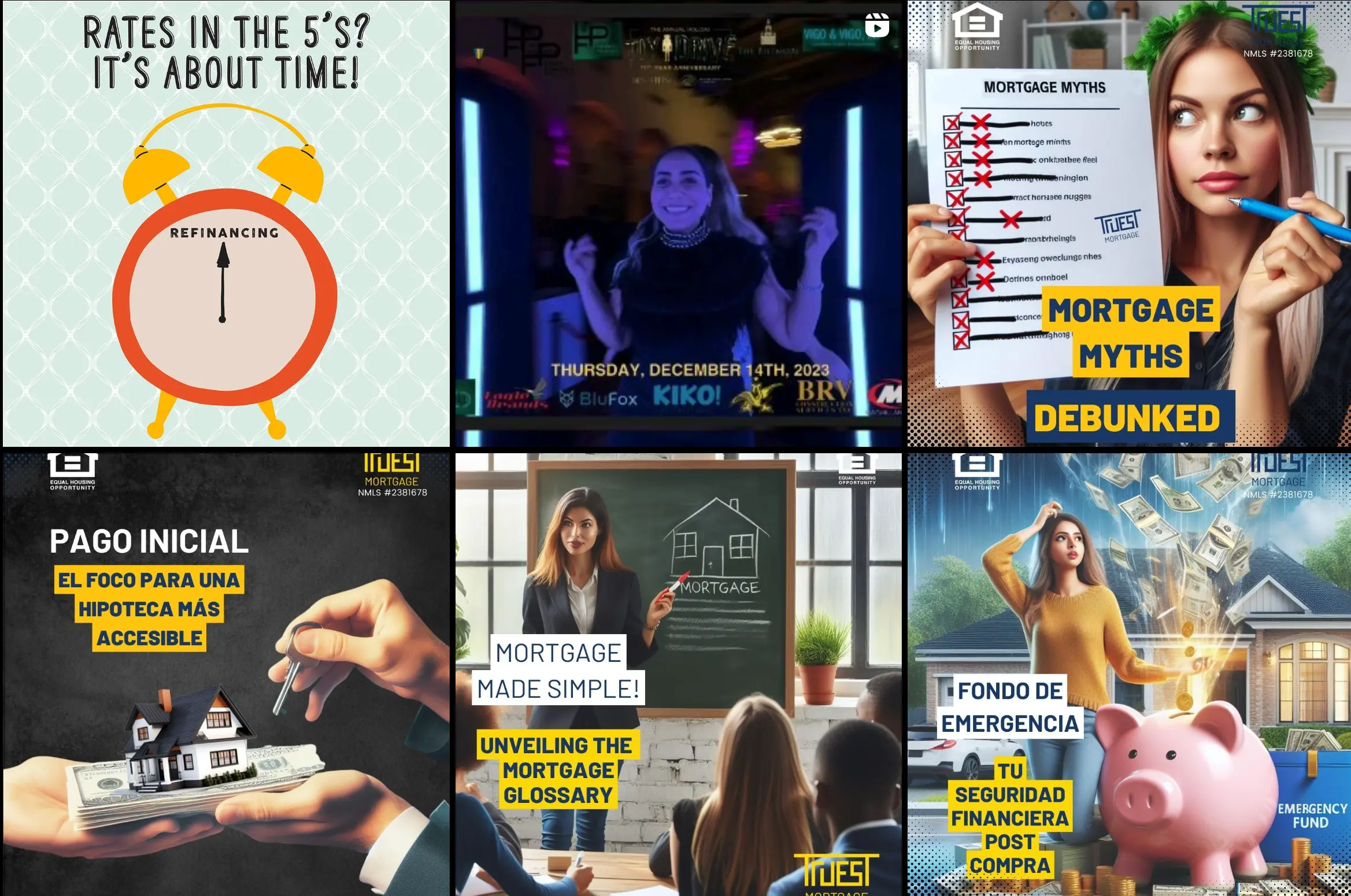 truest mortgage social media design