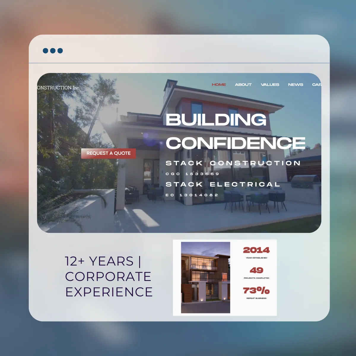 stack construction caso de estudio