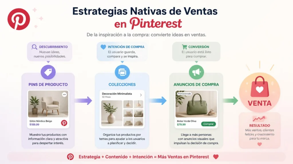 Estrategias de Ventas Nativas en Pinterest Más allá del clic